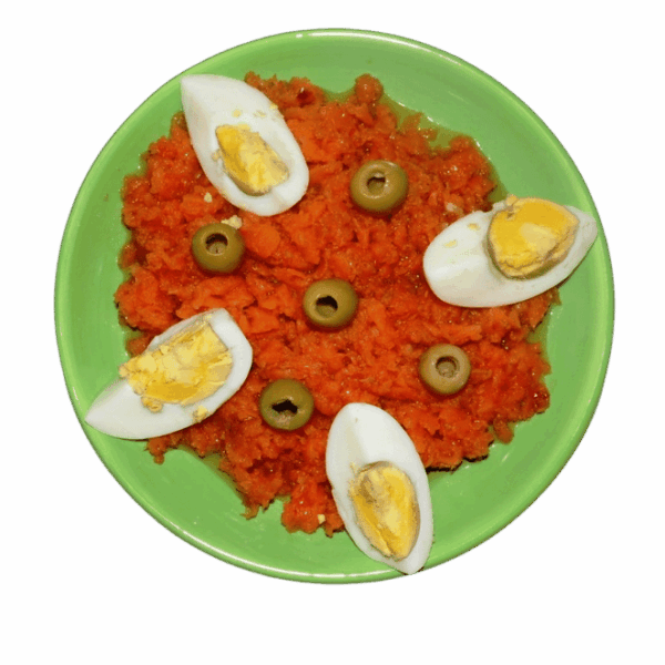 Salade tunisienne de carottes épicées (Ommek Houria)